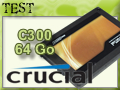 SSD Crucial C300 64 Go, le SATA III � moins de 150 �