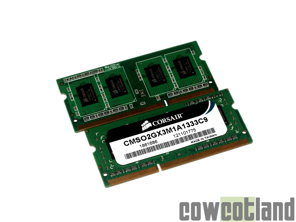 Image 22073, galerie Comparatif mmoire DDR3 So-Dimm : 4 Kits 1333  1866 Mhz