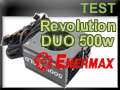 Test alimentation Enermax Revolution DUO 500 watts