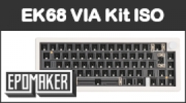Cliquez pour agrandir Epomaker EK68 VIA Kit : un barebone simple et efficace dispo en ISO