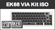 Epomaker EK68 VIA Kit : un barebone simple et efficace dispo en ISO