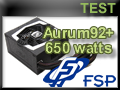 Test alimentation FSP Aurum 92+ 650 watts