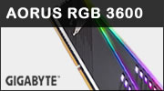 Test DDR4 AORUS RGB 16 Go 3600 MHz, 1+1 barrettes = 4 barrettes