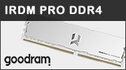Test mmoire GOODRAM IRDM PRO DDR4 HOLLOW WHITE, du blanc clatant !