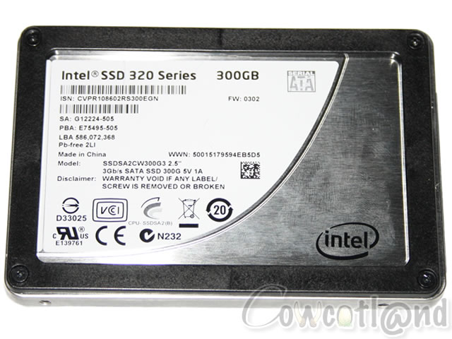 Image 12258, galerie SSD Intel 320 300 Go : Postville G3 ?