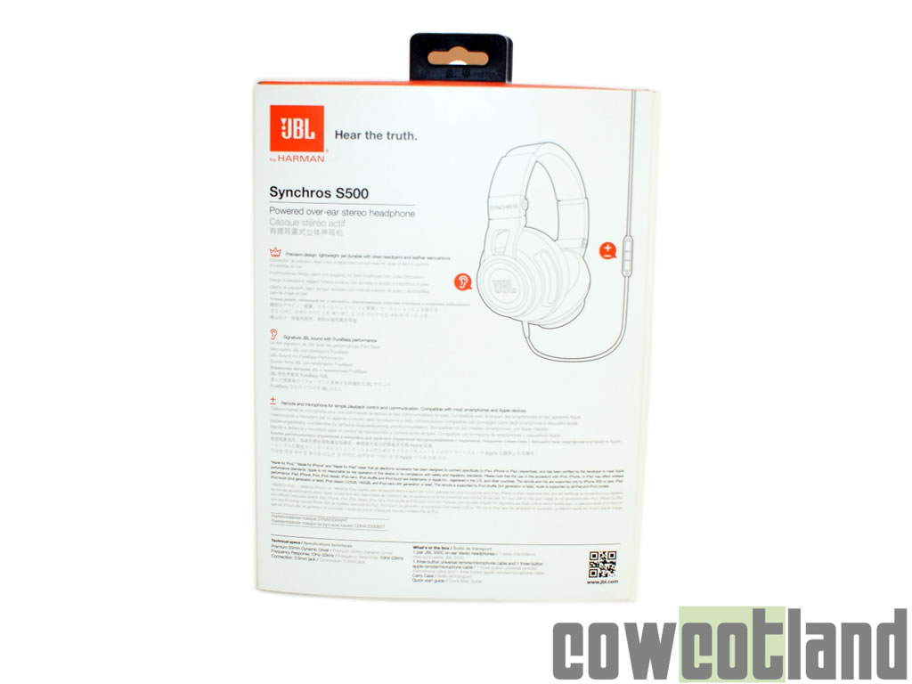 Image 24784, galerie Casque JBL Synchros S500