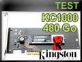Test SSD Kingston KC1000 480 Go