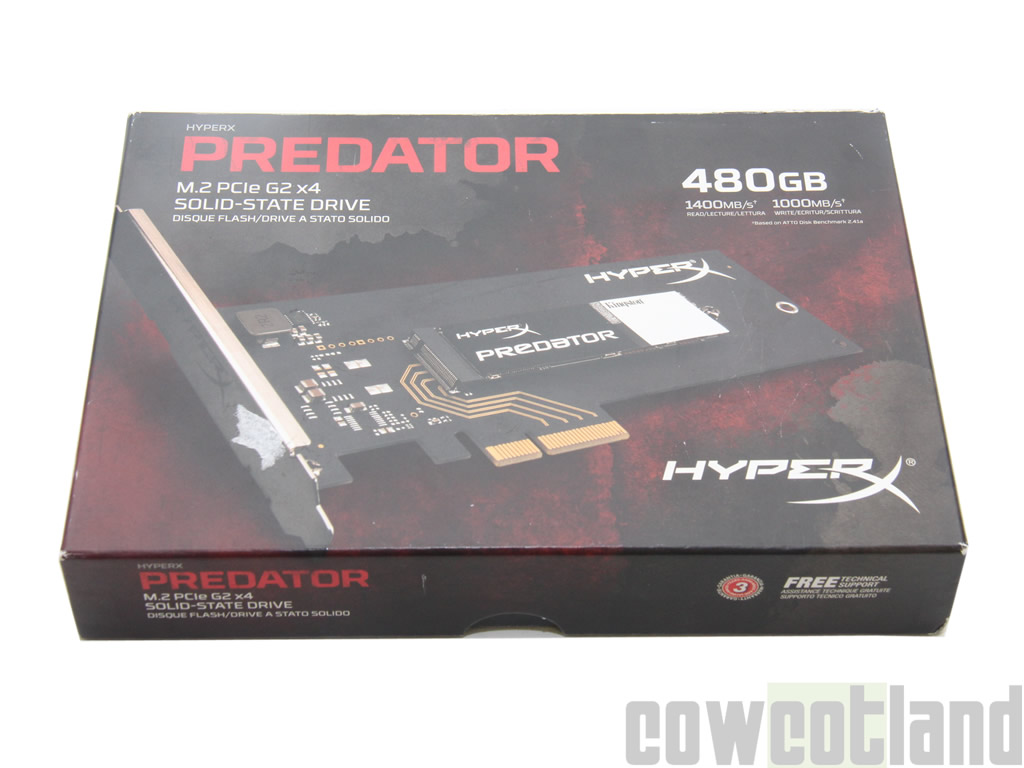 Image 31426, galerie Test SSD PCI-E HyperX Predator 480 Go