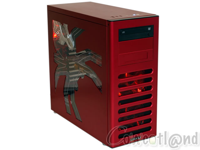 Image 9090, galerie Lian Li PC8-FIR Spider Edition, du rouge et encore du rouge