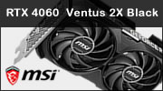 Test MSI GeForce RTX 4060 Ventus 2X Black OC : tant de vent !