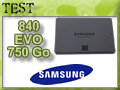 Test SSD Samsung 840 Evo 750 Go