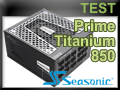 Test alimentation Seasonic Prime Titanium Ultra 850 watts 