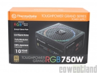 Cliquez pour agrandir Test alimentation Thermaltake Toughpower Grand RGB 750 watts