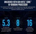 CPU Intel Core i9-10980HK : 45 watts de TDP annonc, mais 135 watts de limite...