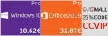 Ce vendredi, avec GVGMALL, Microsoft Windows 10 Pro OEM  10.62 euros et Office 2019  32.87 euros