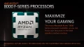 AMD lance ses processeurs Ryzen 8400F et 8700F, sans partie graphique