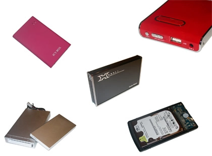 12 boitiers externes 2.5'' compar�s