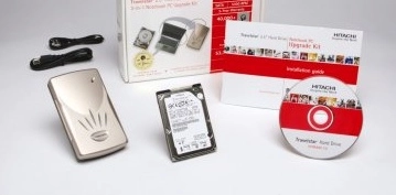 Un kit d'Upgrade HDD chez Hitachi pour portable