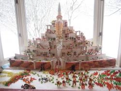 La bataille de Minas Tirith en bonbons