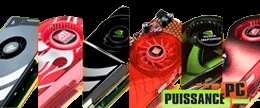 10 cartes graphiques de 90 � 350 Euros