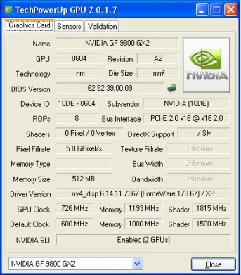 Que vaut la 9800 GX2 ?