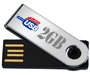 21 cl�s USB de 2 Go test�es