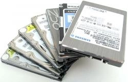 M�l�e de 4 HDD et 3 SSD
