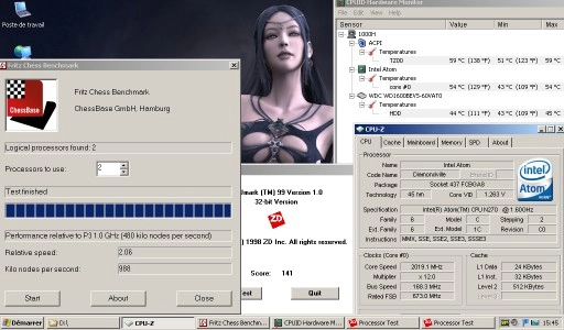 Overclocker l'ATOM � 2.0 GHz c'est possible
