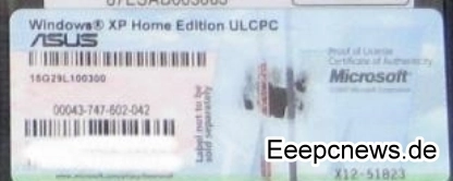 Windows XP ULCPC, une nouvelle licence