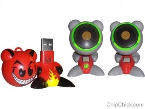 Une cl� USB et des HP Funky