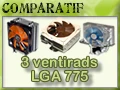[Cowcotland] test de 3 ventirads LGA 775