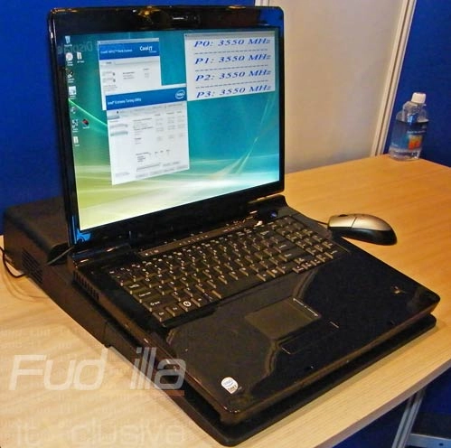 Overclocking Extr�me sur un portable, 3.55 GHz avec un Quad Mobile, Outch