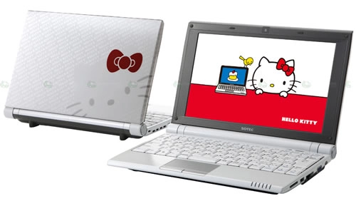 Hello Kitty sur un Netbook