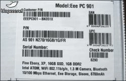 Le Eee 901 reprend du poil de la b�te