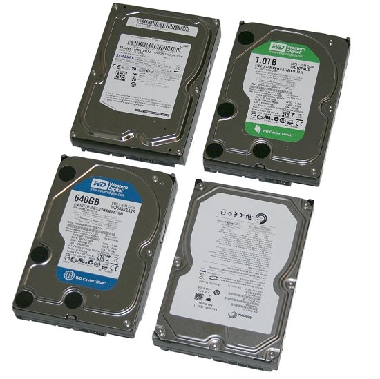 4 disques durs de 640 Go et plus sous XP et Seven