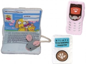 Un portable, un iPod et un t�l�phone pour ton chien/chat