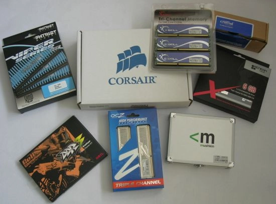 Comparatif de DDR3 pour le Core i7