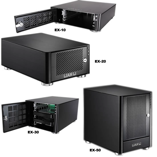 Tout plein de boitiers externes chez Lian Li