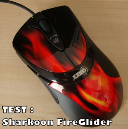Test d'une souris tout feu tout flamme