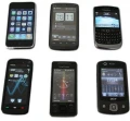 Comparatif de six beaux smartphones
