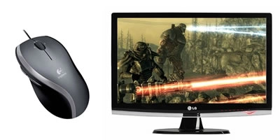 Souris Logitech � pas cher et bon 22 pouces LG dans cette news