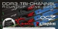 Comparatif de trois gros kits DDR3 Triple Channel