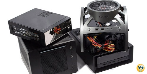 Quatre boitiers Mini ITX perdus dans le Nord
