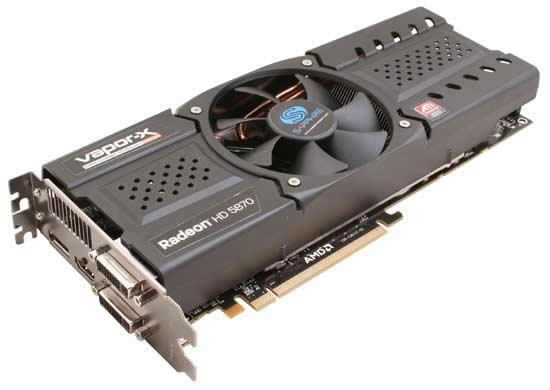 La HD 5870 Vapor-X de Sapphire se montre