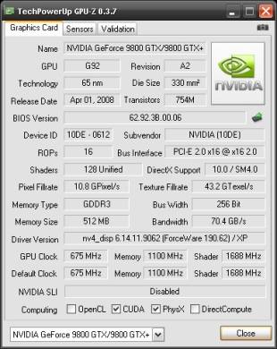 Une nouvelle version de GPU-Z