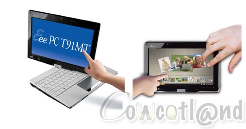 Le EeePC T91MT Touch dans quelques jours, 499 Euros