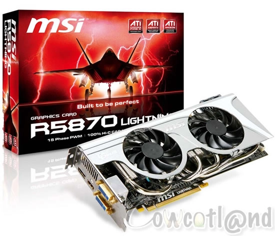 HD 5870 Lightning par MSI, que c'est beau, photos et specs