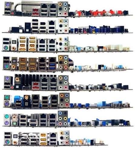 8 cartes m�res P55 compar�es sur un site tr�s chaud