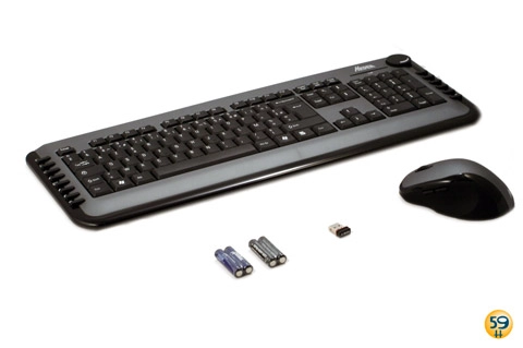 Kit clavier souris multim�dia sans fil Heden, dans le Nord