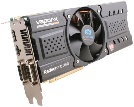 Sapphire lance ses 5870 dot�es de 2 Go